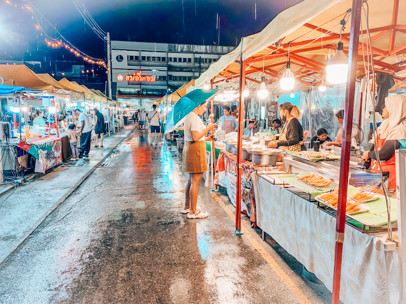 Regenzeit in Thailand